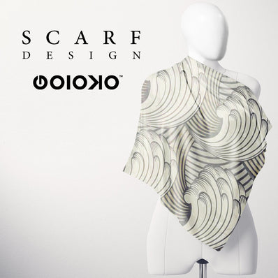 French Waves - Scarf