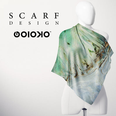 Green Marble - Scarf
