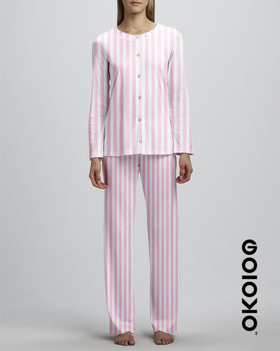 Pink Pinstripe - Ladies Silk