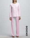 Pink Pinstripe - Ladies Silk