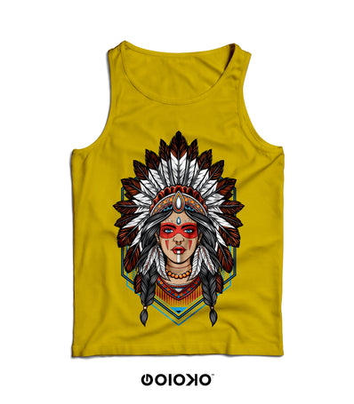 Mustard Red Indian - Unisex Vest