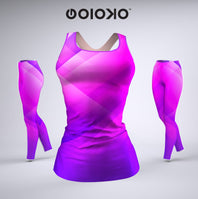 Powerful Purple- Ladies Gym Set