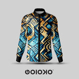 Mayan - Men's Formal Satin Shirt